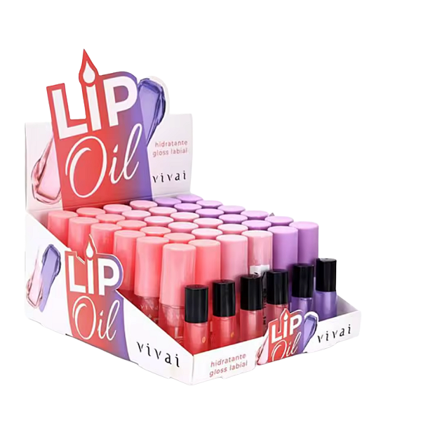 Hidratante Gloss Labial Lip Oil Vivai 3093.1.1 - Box c/ 36 unid