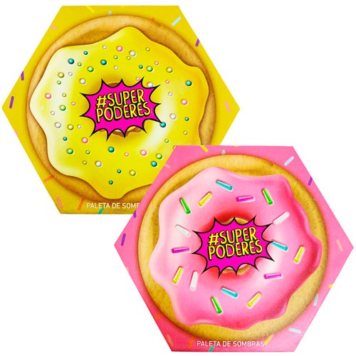 Paleta de Sombras Donuts Super Poderes SP101 - Kit c/ 02 unid
