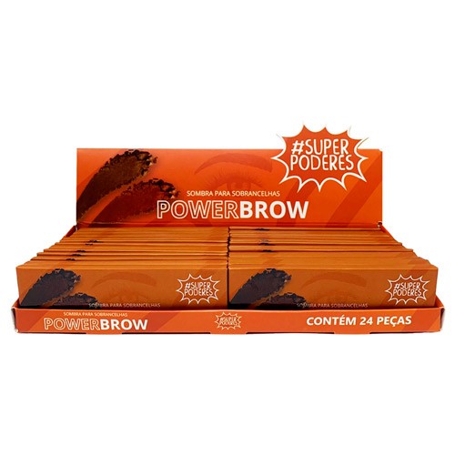 Sombra para Sobrancelhas Power Brow Super Poderes SP300 - Box c/ 24 unid