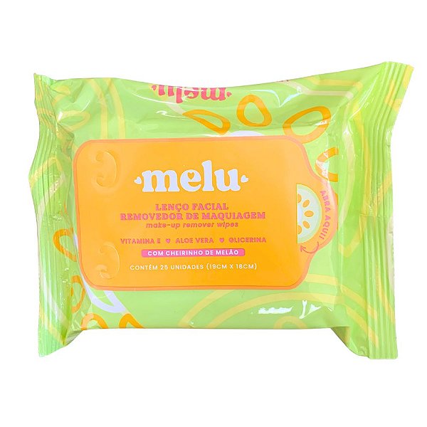 Lenço Facial Demaquilante Melão Melu Ruby Rose HB-207