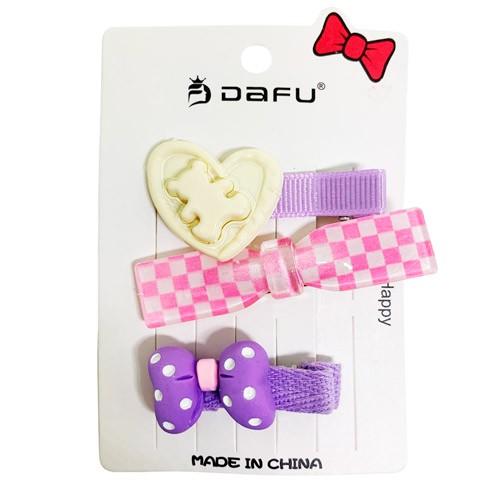 Kit Presilha Prendedor para Cabelo Infantil Dafu DF-PR128001