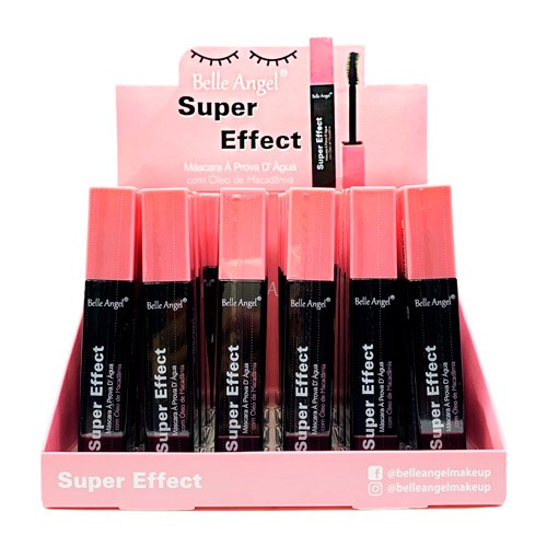 Máscara de Cílios Super Effect Belle Angel B112 - Box c/ 24 unid