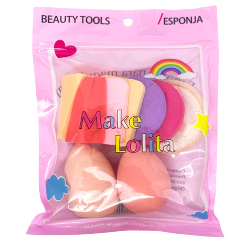 Kit com 09 Esponjas Para Maquiagem DF-EP100011-02-02/ML025
