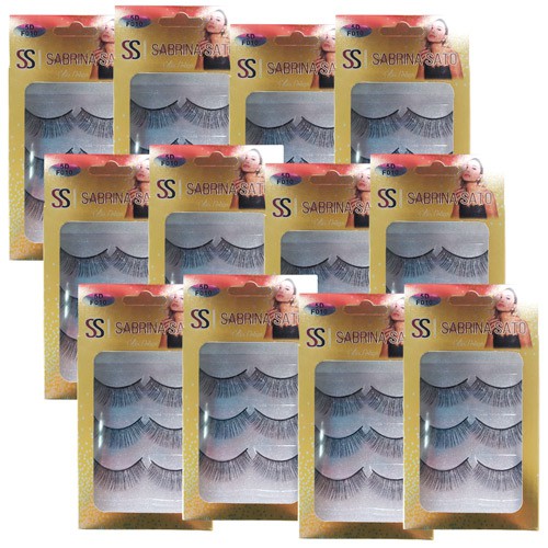 Cílios Postiços com 03 Pares 5D F010 Sabrina Sato SS-2139 - Pcte c/ 12 unid