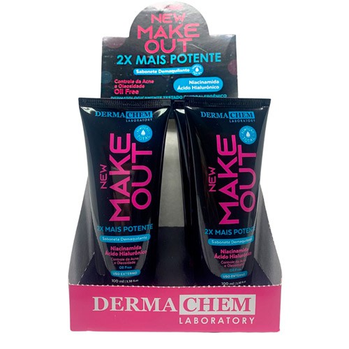 Sabonete Demaquilante New Make Out Dermachem - Box c/ 06 unid