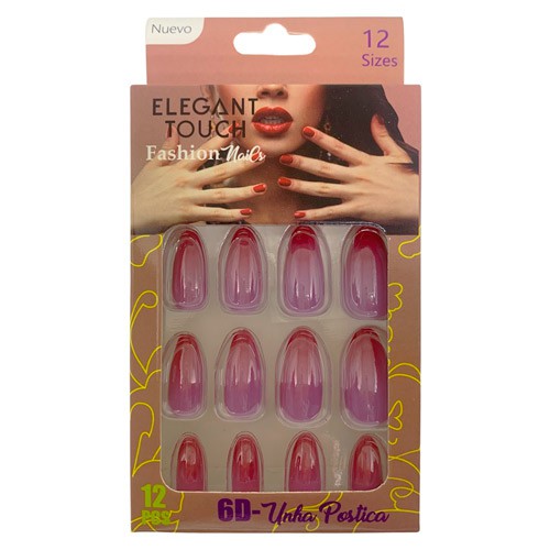 Unhas Postiças Decoradas Autocolantes Elegant Touch LUA222-324-2-2