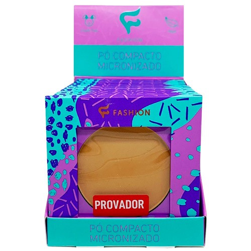 Pó Compacto Micronizado Creme B Fashion Makeup - Box c/ 12 unid