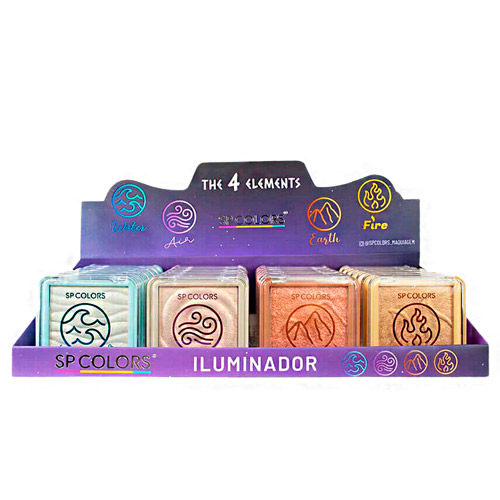Iluminador The 4 Elements SP Colors SP268 - Box c/ 24 unid
