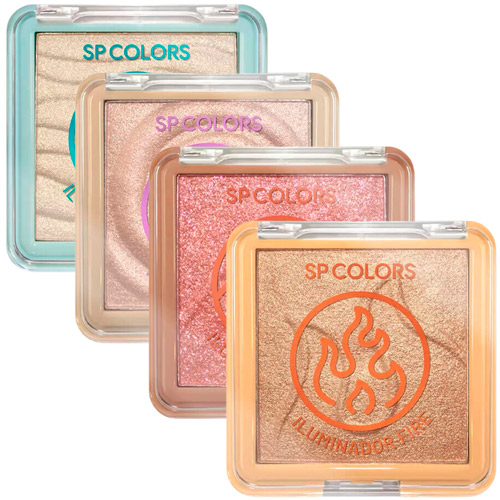 Iluminador The 4 Elements SP Colors SP268 - Kit c/ 04 unid