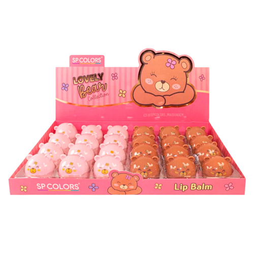 Lip Balm Lovely Bear SP Colors SP275 - Box c/ 24 unid