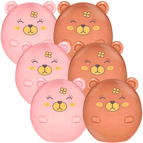 Lip Balm Lovely Bear SP Colors SP275 - Kit c/ 06 unid
