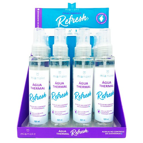 Água Thermal Refresh Mia Make 302 - Box c/ 12 unid