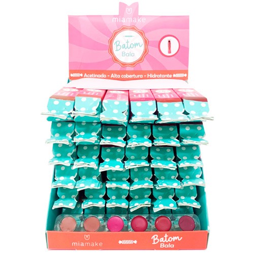 Batom Bastão Bakery Mia Make 361 - Box c/ 36 unid
