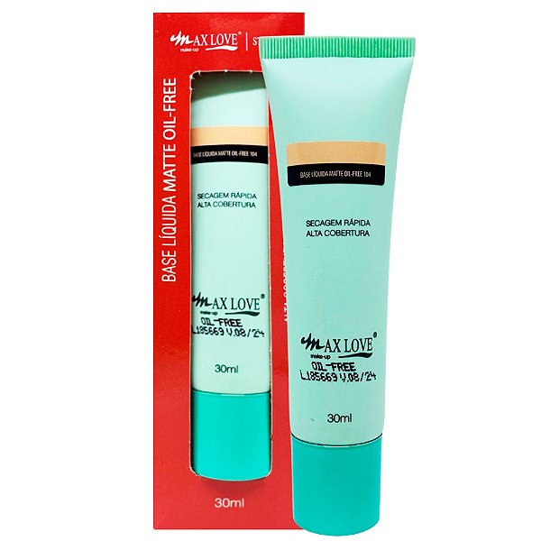 Base Líquida Matte Oil-Free Cor 104 Max Love