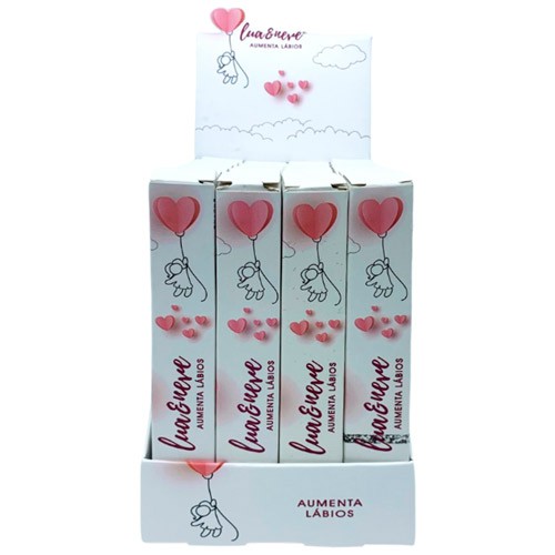Gloss Aumenta os Lábios Incolor Lua & Neve LN019 - Box c/ 24 unid