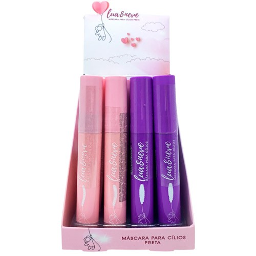 Máscara de Cílios Preta Lua & Neve LN015 - Box c/ 24 unid
