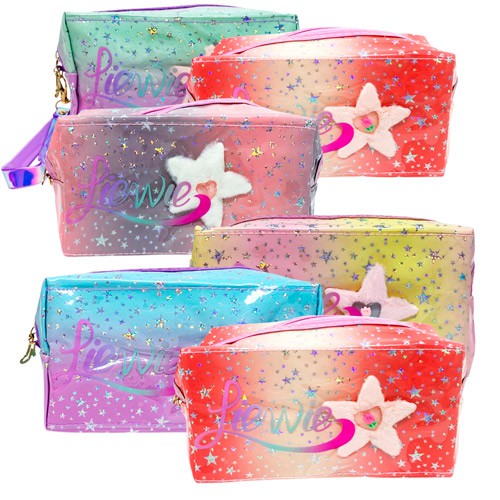 Necessaire Estampada Liewie LUA210-180-4-4-1 - Kit c/ 06 unid