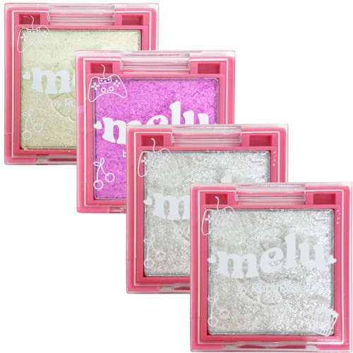 Sombra e Iluminador 2x1 Melu Ruby Rose RR-1086 - Kit c/ 04 unid