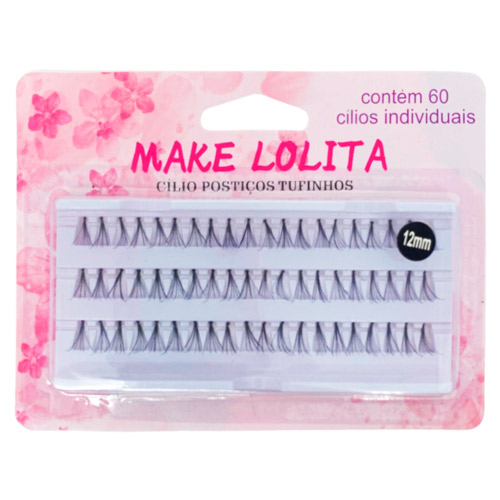 Cílios Postiços Tufo 12mm Make Lolita ML257