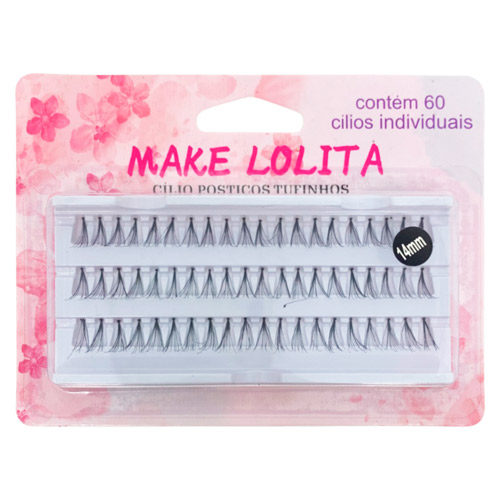 Cílios Postiços Tufo 14mm Make Lolita ML258