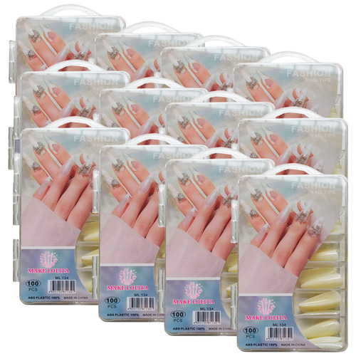 Unhas Postiças Stiletto Make Lolita ML-134 - Pcte c/ 12 unid