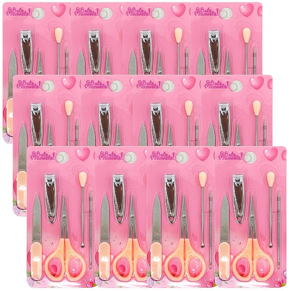 Kit Manicure Qbela Manuela! QBM00943 - Pcte c/ 12 unid
