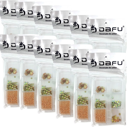 Enfeite para Decoração de Unhas DF-GT007096 - Pcte c/ 12 unid