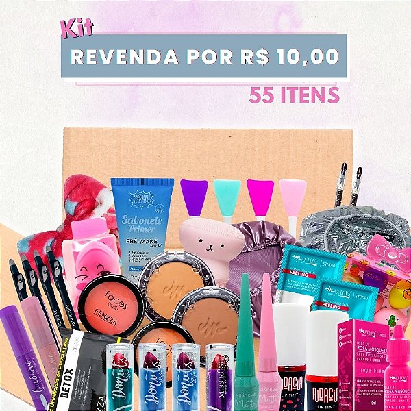 Revenda por R$10,00 - 55 Itens