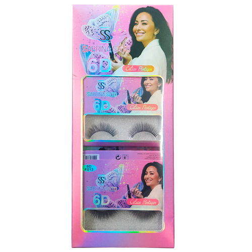 Cílios Postiços 6D F013 Sabrina Sato SS-2546 - Box c/ 10 unid