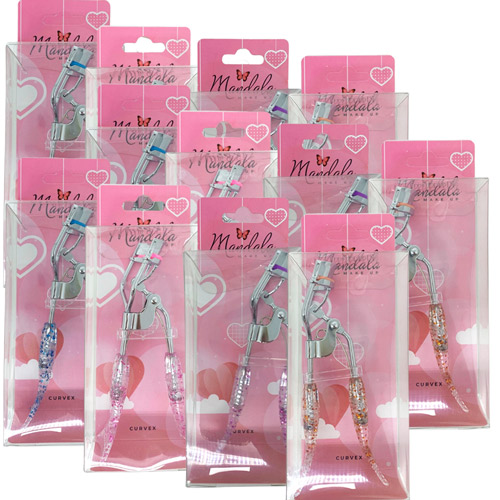 Curvador de Cílios Curvex Sereia Mandala JJ-3487 - Pcte c/ 12 unid