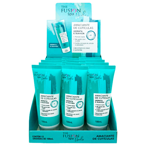 Amaciante de Cutículas The Fusion SPA Nails - Box c/ 12 unid