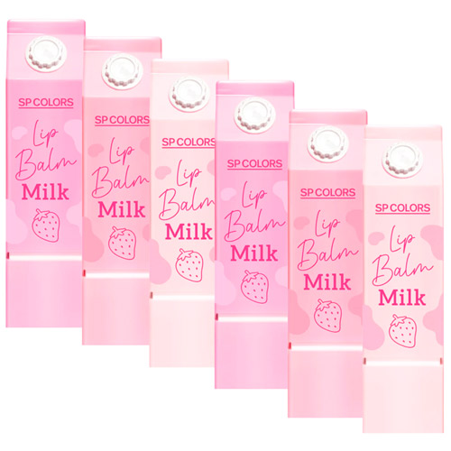 Lip Balm Coleção Milk SP Colors SP264 - Kit c/ 06 unid
