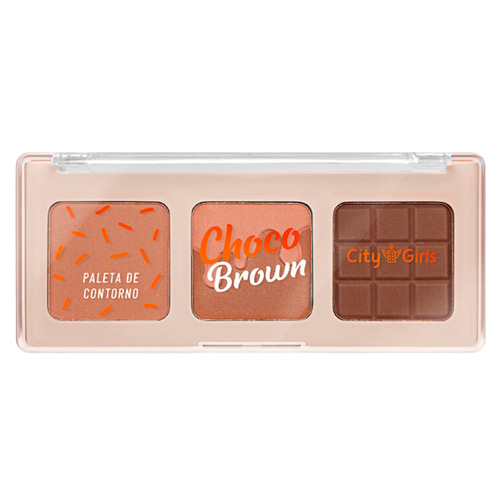 Paleta de Contorno Choco Brown City Girls CG287