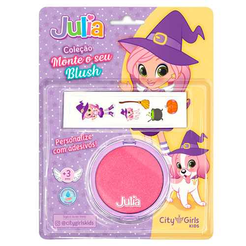 Blush Infantil Monte o seu Blush Julia City Girls CGK021