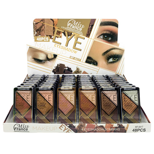 Quarteto de Sombras Eye Miss France MF-8417 - Box c/ 48 unid