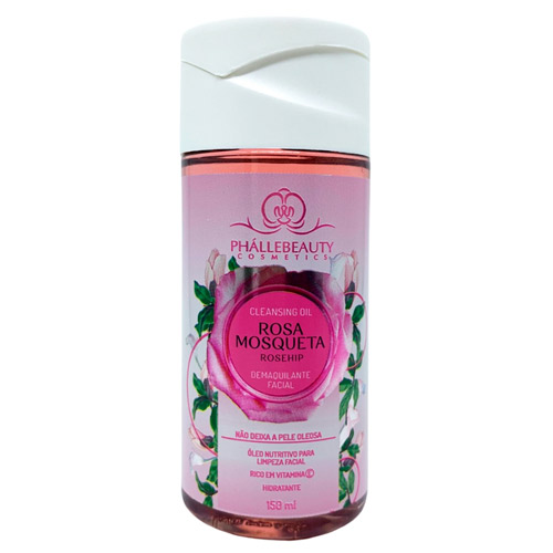 Demaquilante Facial Cleansing Oil Rosa Mosqueta Phállebeauty PH0628