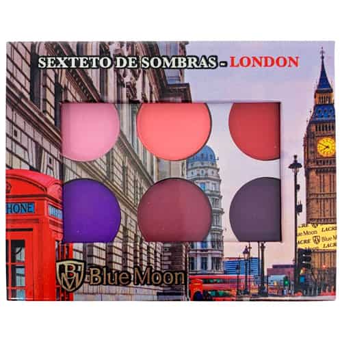 Sexteto de Sombras London Blue Moon BM-7803