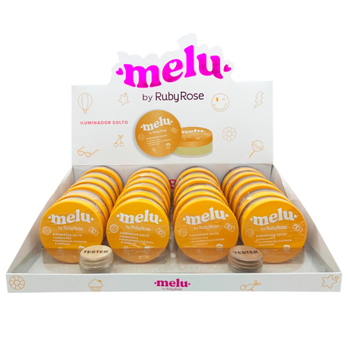 Iluminador Solto Melu Ruby Rose RR-861 - Box c/ 24 unid