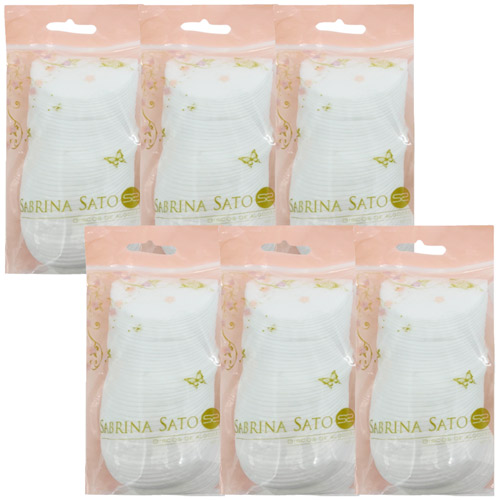 Discos de Algodão para Limpeza Facial com 50 unidades Sabrina Sato - Kit c/ 06 unid