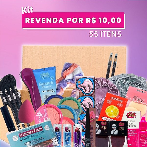 Revenda por R$10,00 - 55 Itens