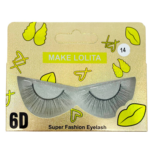 Cílios Postiços 6D 14 Make Lolita ML201