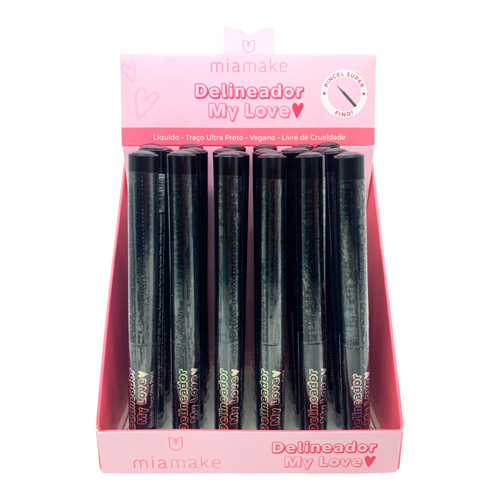 Delineador Líquido My Love Mia Make 357 - Box c/ 24 unid