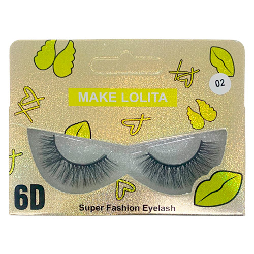 Cílios Postiços 6D 02 Make Lolita ML201