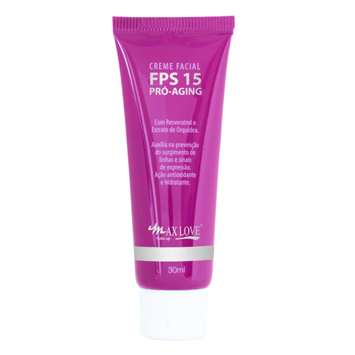 Creme Facial FPS 15 Pró-Aging Max Love