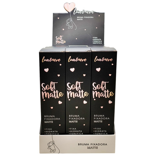 Bruma Fixadora Matte Soft Matte Lua & Neve LN010 - Box c/ 12 unid