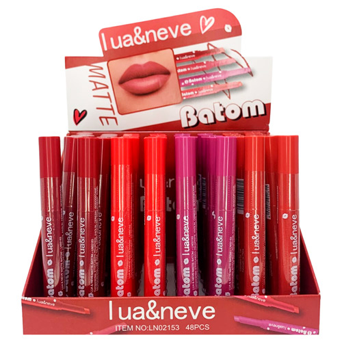 Batom Bastão Matte Lua & Neve LN02153 - Box c/ 48 unid