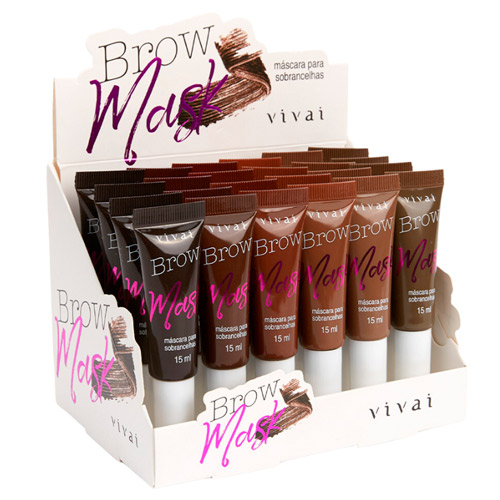 Máscara para Sobrancelhas Brow Mask Vivai 2070.1.1 - Box c/ 24 unid