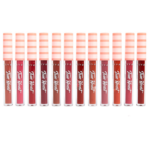 Batom Líquido Matte True Heart Vivai 3002.4.1 - Kit c/ 12 unid
