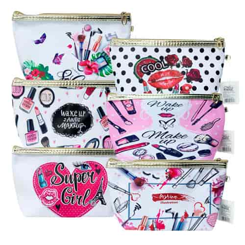 Necessaire Estampada Miss France MF-0717 - Kit c/ 06 unid