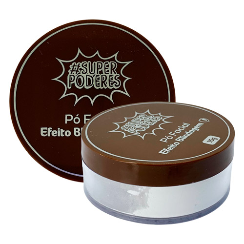 Pó Facial Solto Efeito Blindagem Super Poderes